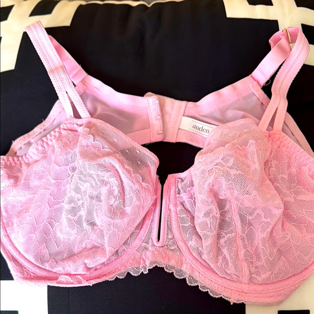 Auden Pink Lace Bra New W/O tags 42 DD